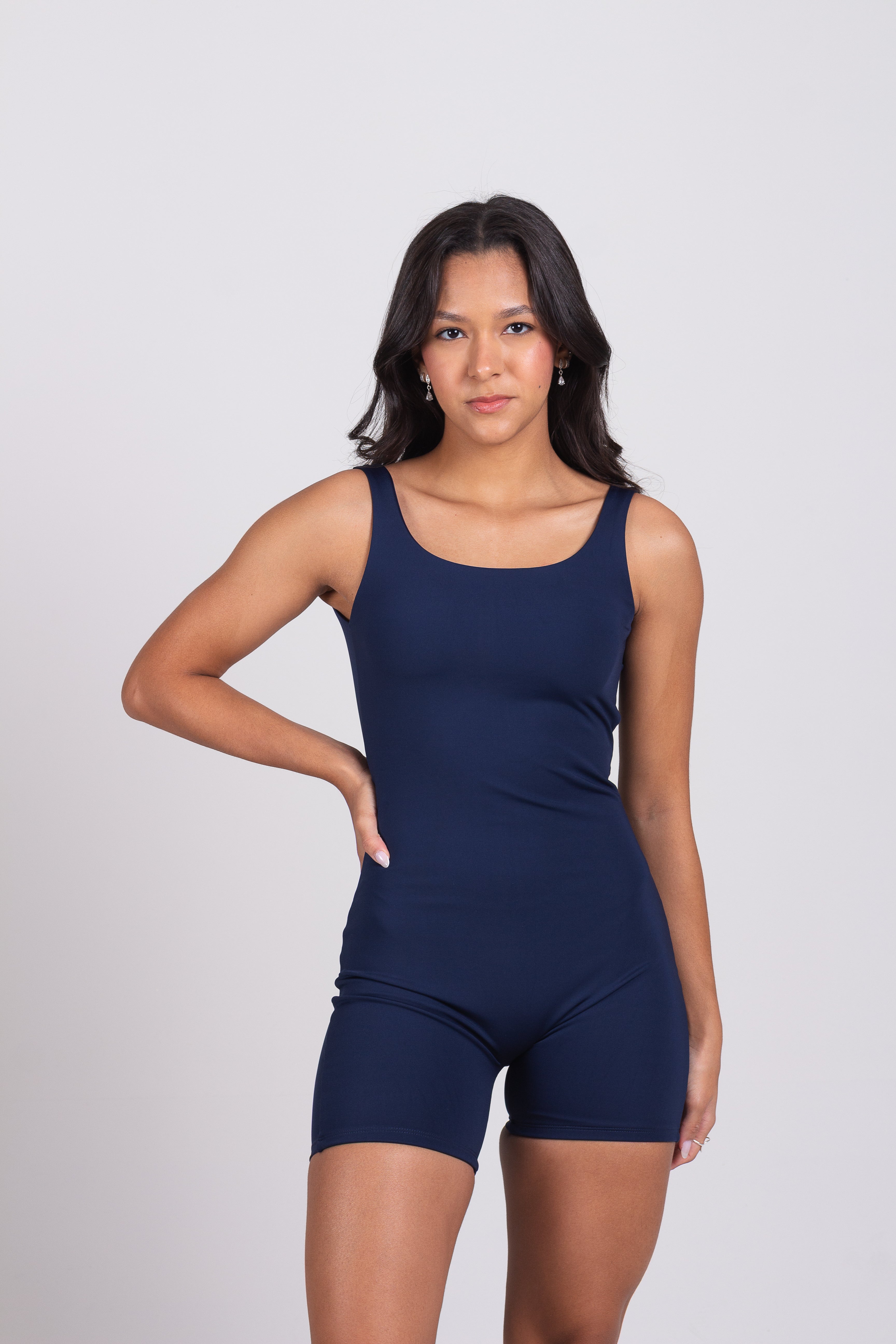 Macaquinho Seamless Azul Marinho