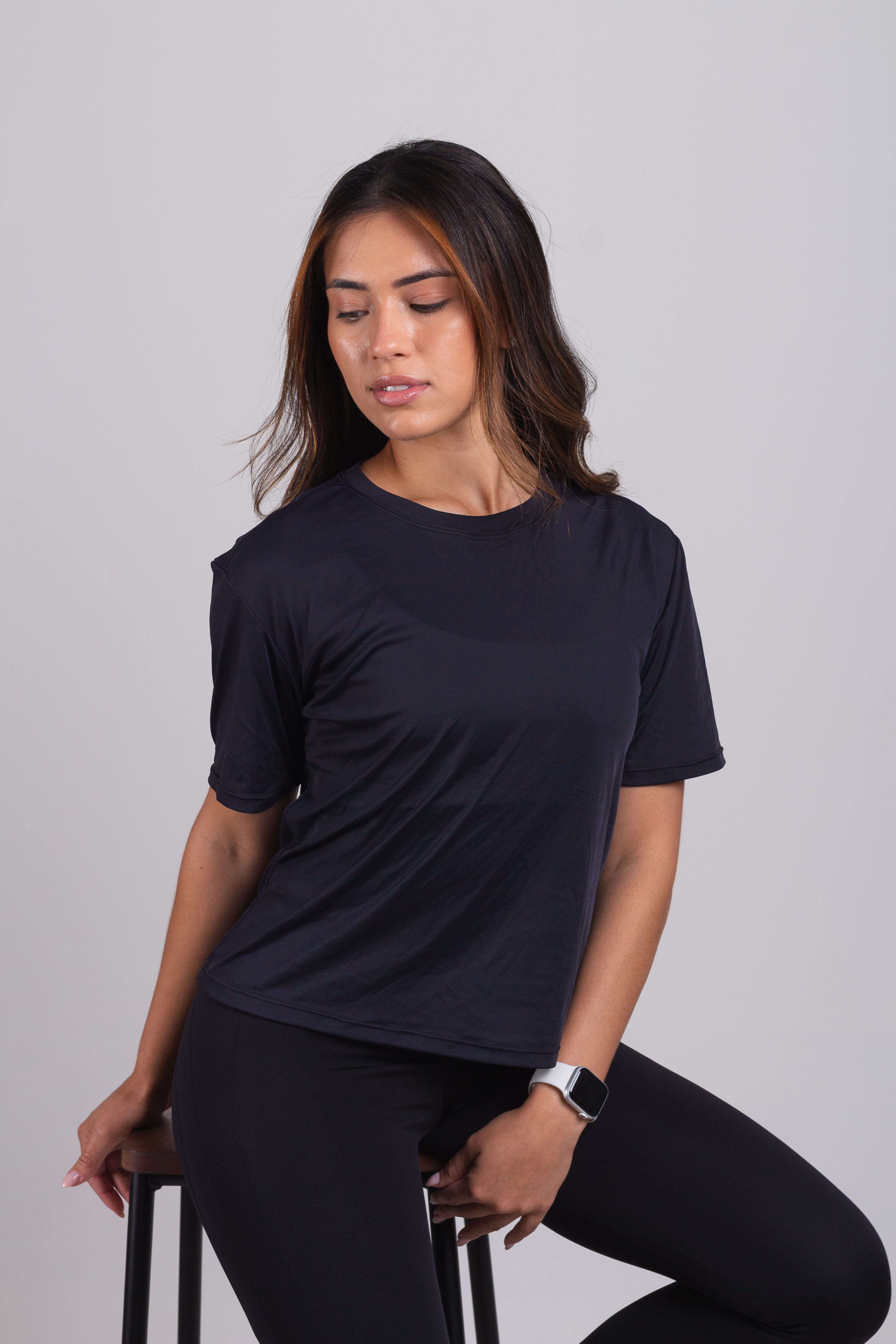 T-shirt Basic Essential Preta