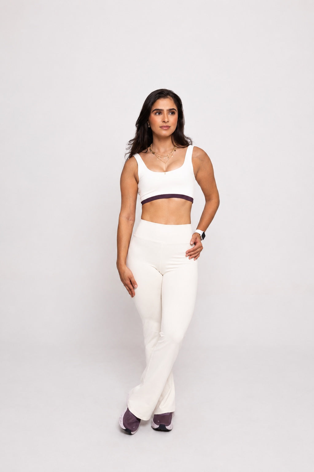 Calça Flare Wellness Off White